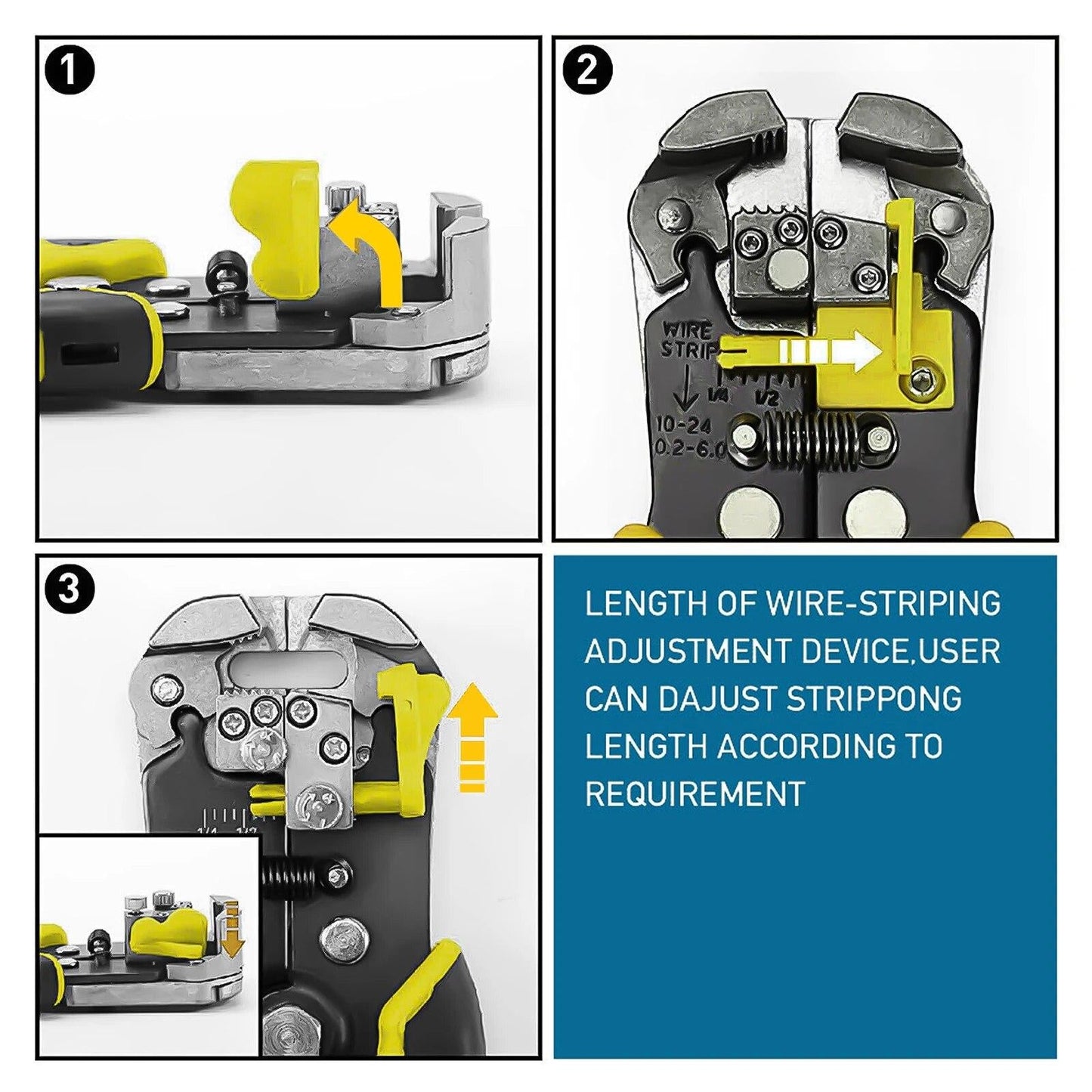 RoyaleGlow Automatic Wire Stripper Cable Cutter Tool
