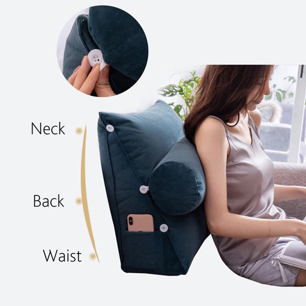 LuxRoyale Luxury Back Wedge Bed Pillow For Back Pain