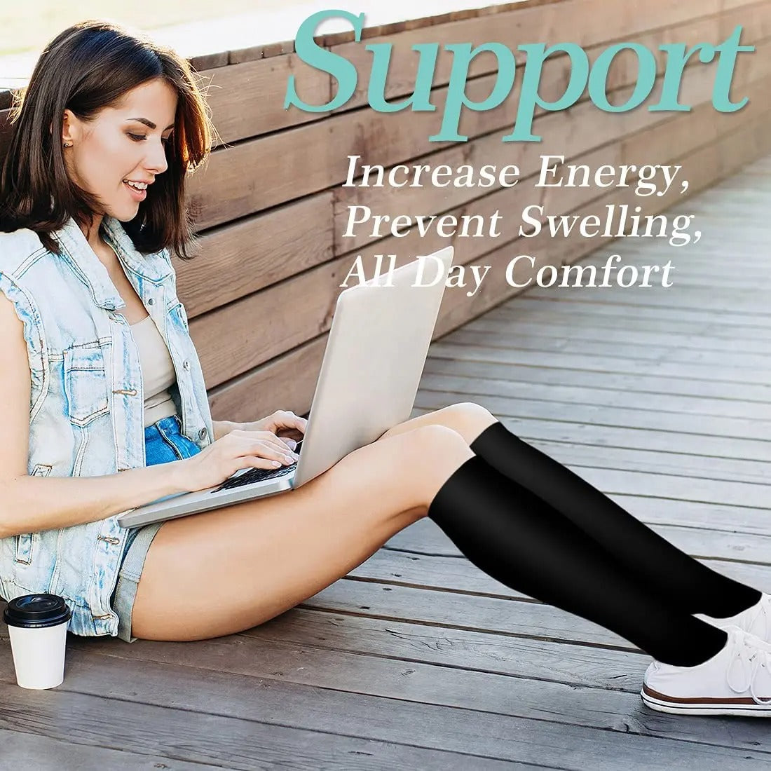 RoyaleGlow Medical Compression Socks for All-Day Comfort