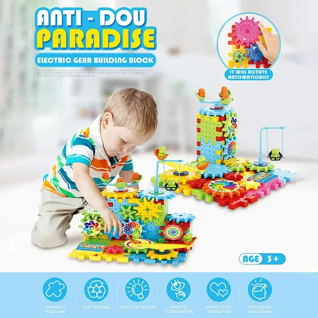 Royaleva Electric Gear Toys Building Blocks Set 83 Pieces