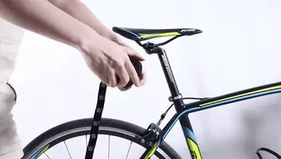 RoyaleGlow Foldable Bike Lock - Compact Security Solution