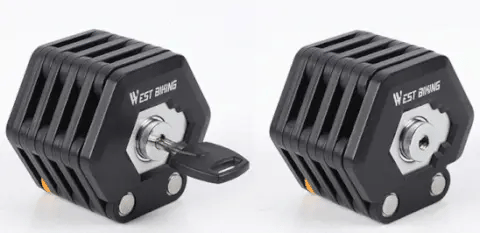 RoyaleGlow Foldable Bike Lock - Compact Security Solution