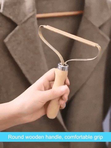 RoyaleGlow Wooden Pet Hair Remover - Eco-Friendly Lint Tool