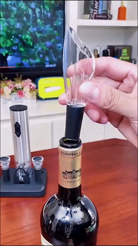 Royallure Rechargeable Electric Wine Bottle Opener Set with Vacuum Sealer