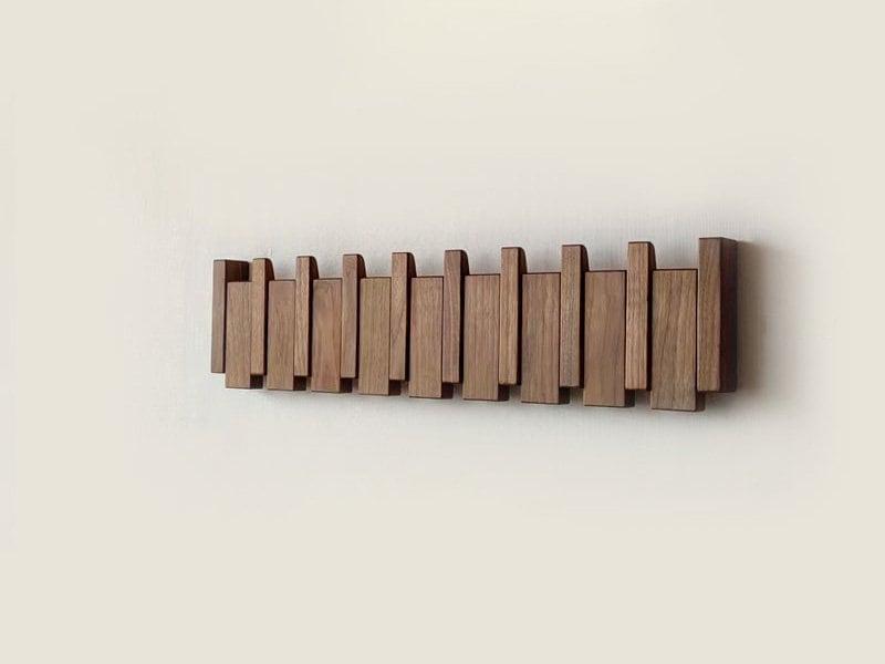 Luxora Handmade Wooden Coat Rack with Stylish Hooks