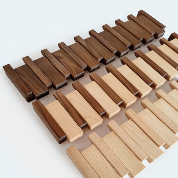 Luxora Handmade Wooden Coat Rack with Stylish Hooks