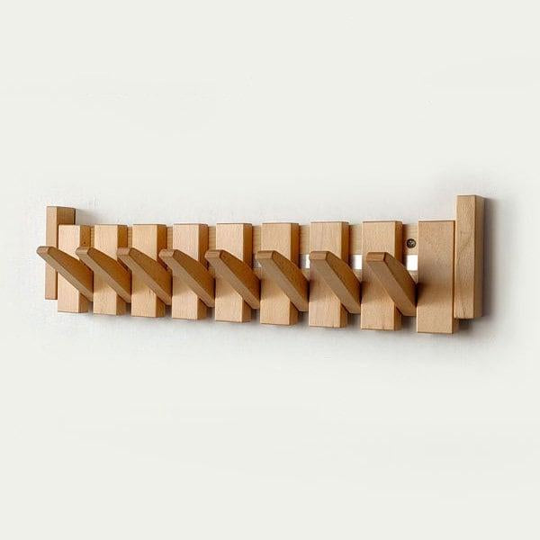 Luxora Handmade Wooden Coat Rack with Stylish Hooks