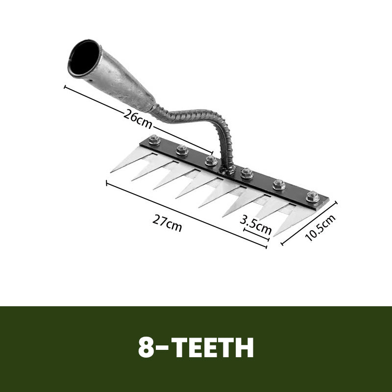 Luxora Versatile Handle Rakes For Lawn with Custom Heads