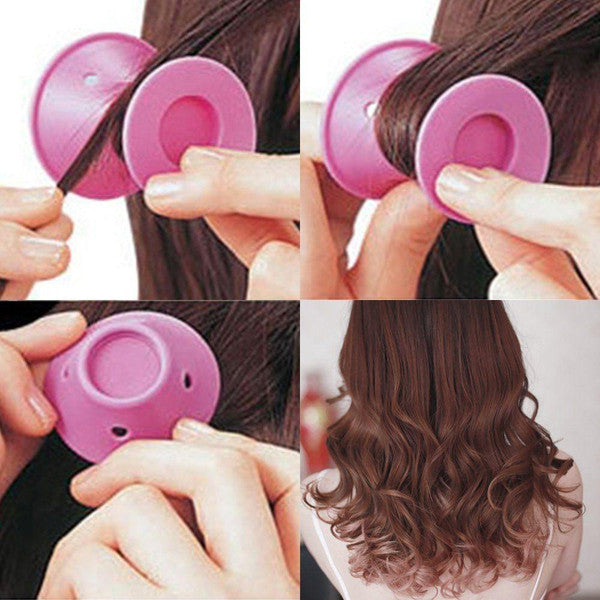 Royaleva Silicone Magic Curlers (Set of 10) for Effortless Curls