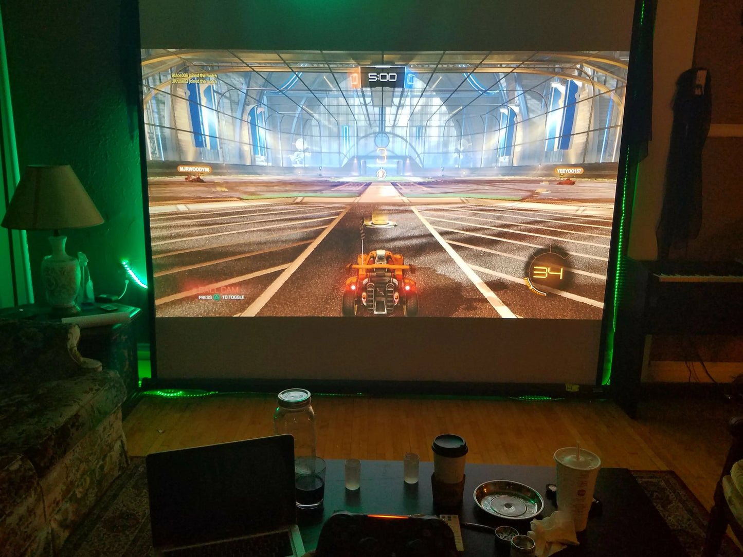 RoyaleGlow Mini Movie Projector for Home Theater Fun