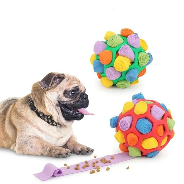 RoyaleGlow Snuffle Ball Dog Chew Toy for Fun Play