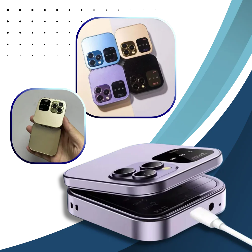 Royaleva Dual Sim Small Folding Cell Phone Compact Design