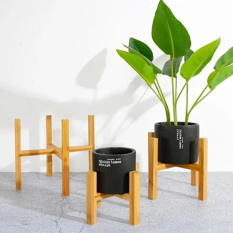 Luxora Wooden Plant Pot Trays for Stylish Plant Displays