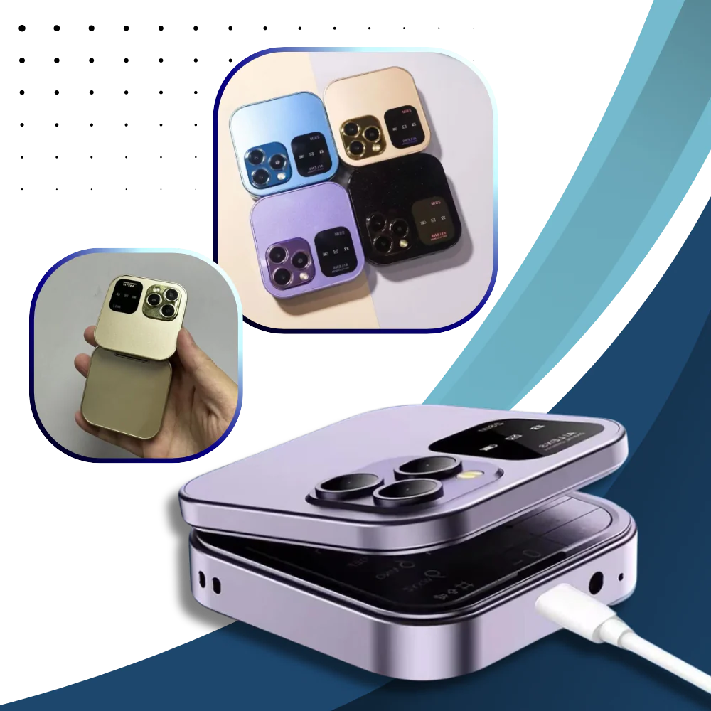 Royaleva Dual Sim Small Folding Cell Phone Compact Design