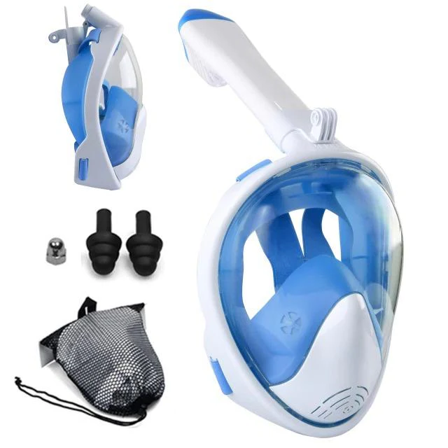 RoyaleGlow Full Face Anti Fog Underwater Scuba Diving Mask