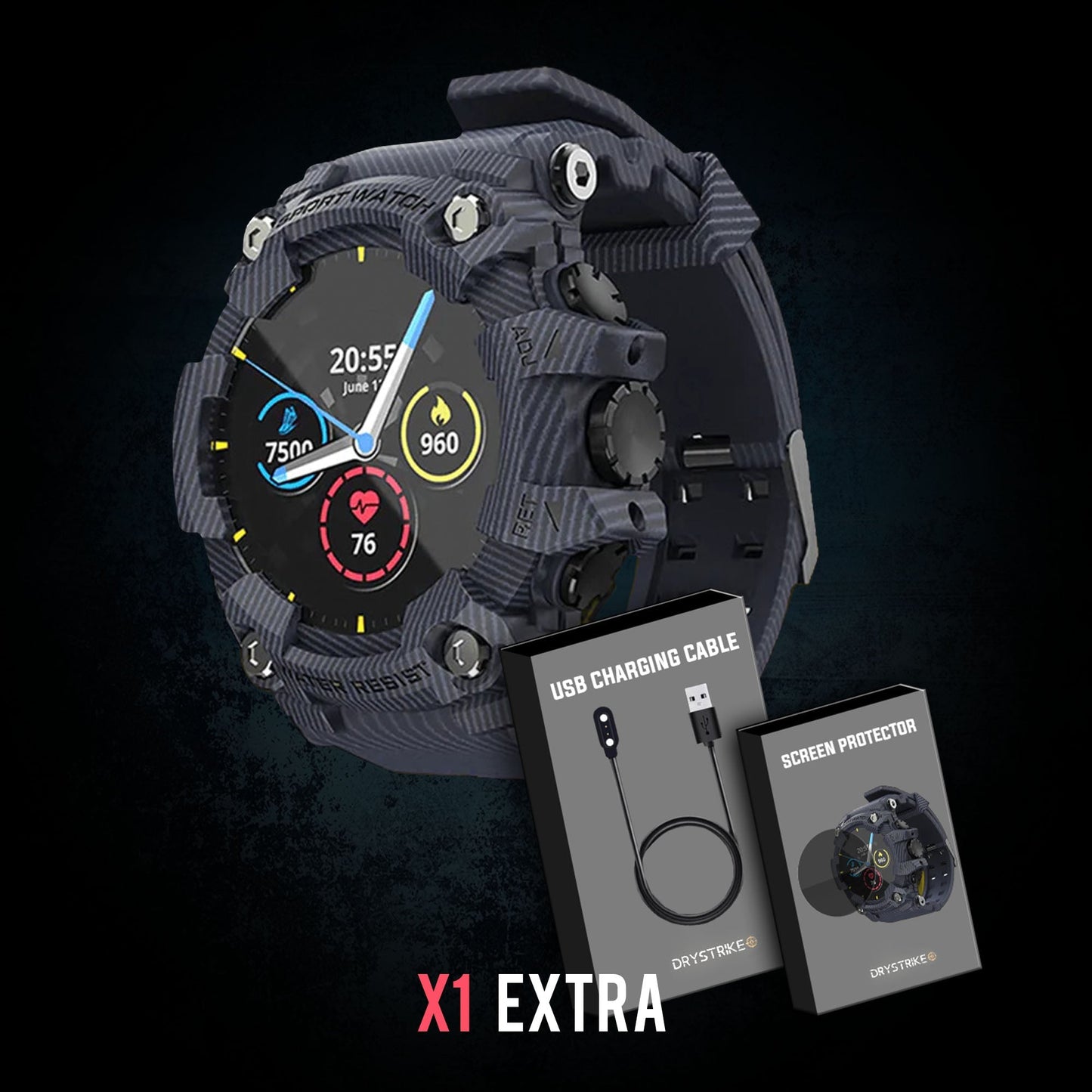 Royaleva Ultra Tough Smartwatch for Adventure and Fitness