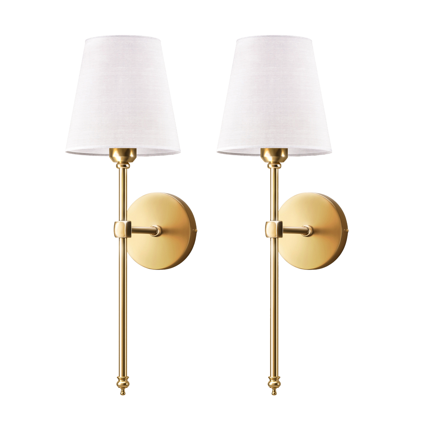 RoyaleGlow Elegant Wireless Wall Sconces for Stylish Lighting
