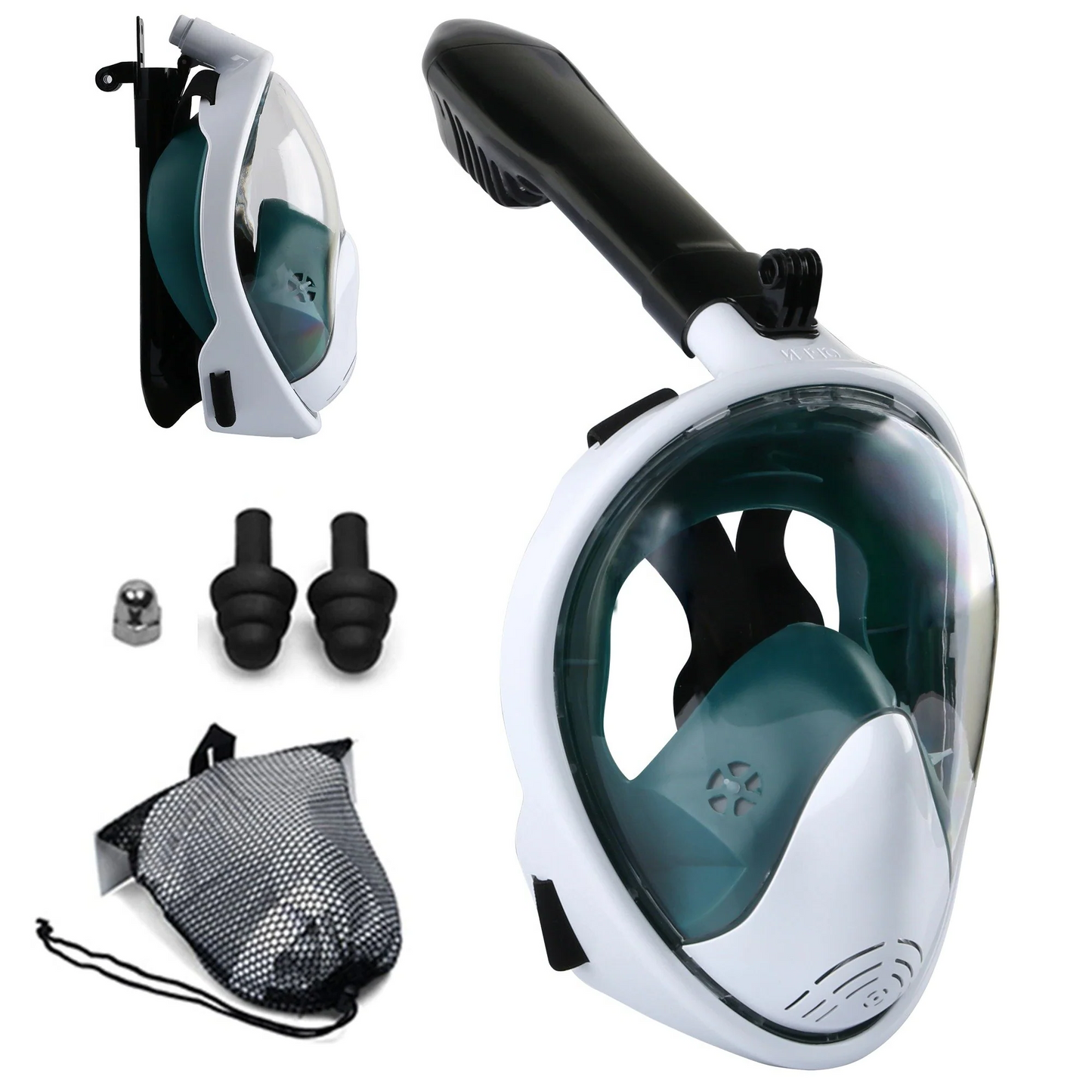 RoyaleGlow Full Face Anti Fog Underwater Scuba Diving Mask
