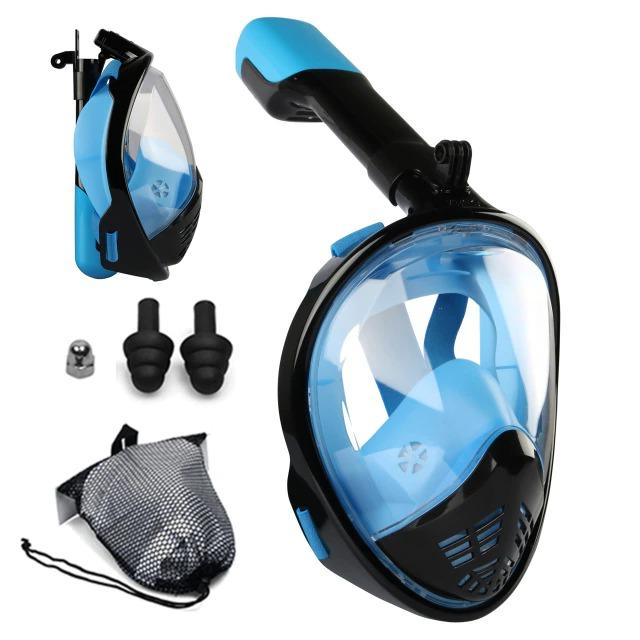 RoyaleGlow Full Face Anti Fog Underwater Scuba Diving Mask