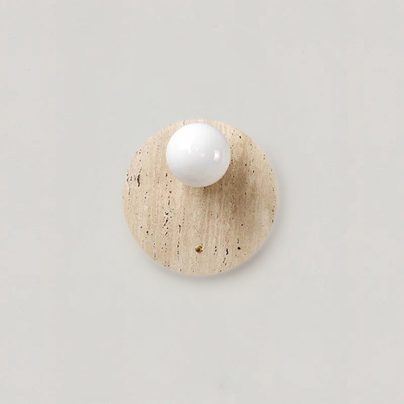 RoyaleGlow Asian Wabi Glow Lamps in Natural Marble