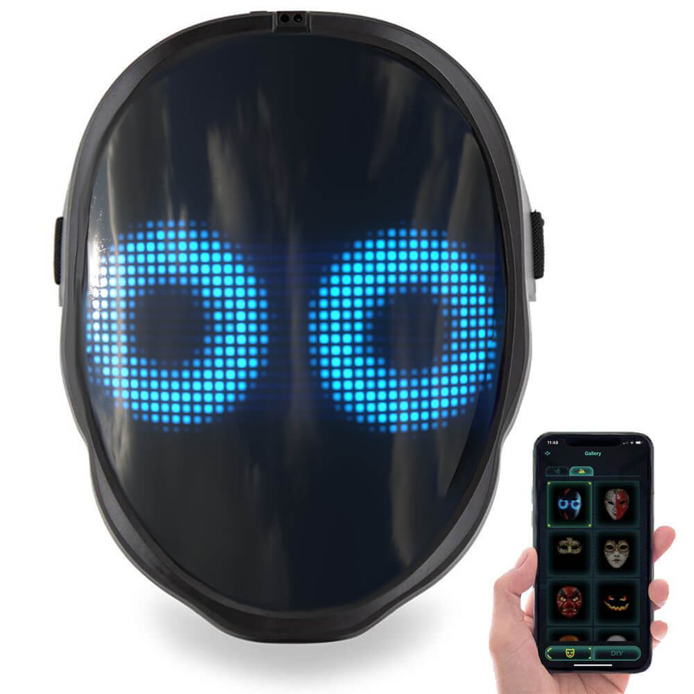 Royaleva Lights LED Smart Mask for Ultimate Party Fun