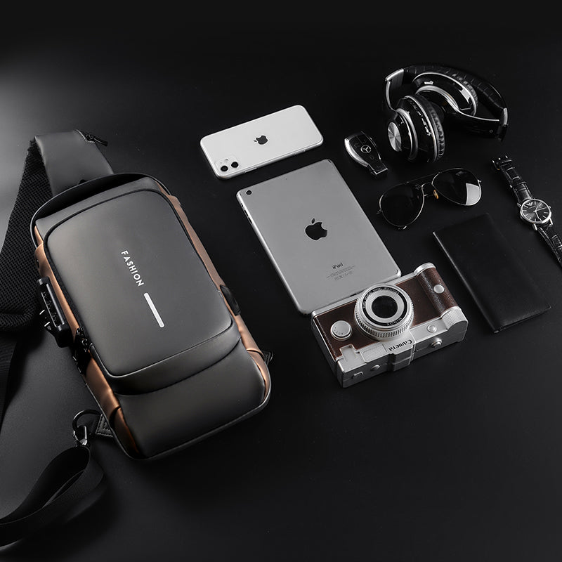 Royaleva Anti-Theft Crossbody Backpack with USB Charging