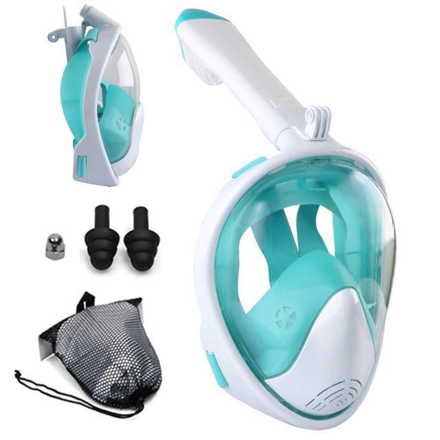 RoyaleGlow Full Face Anti Fog Underwater Scuba Diving Mask