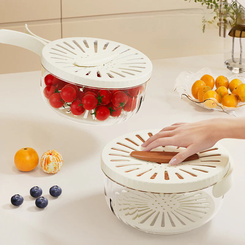RoyaleGlow Multifunction Washing Basket for Fresh Produce