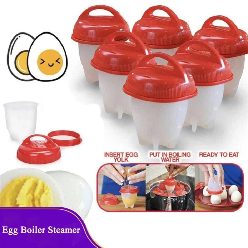 Royallure Silicone Poached Egg Pods - Nonstick, BPA-Free, Quick & Easy Cooking
