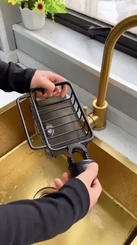 RoyaleGlow Ultimate Sink Organizer for Tidy Kitchen Space