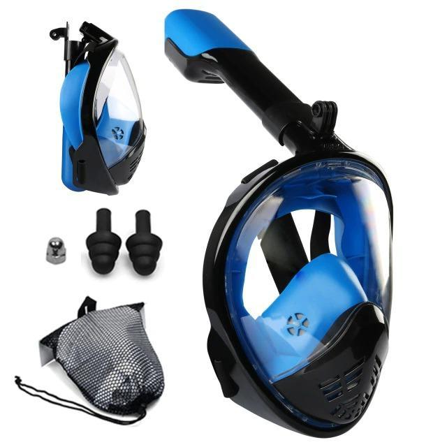 RoyaleGlow Full Face Anti Fog Underwater Scuba Diving Mask