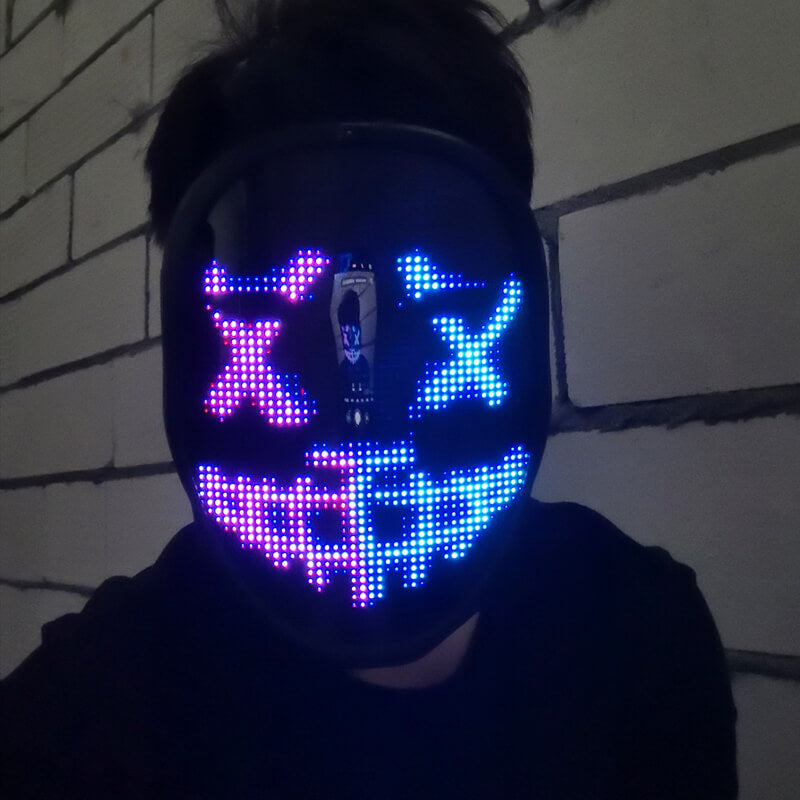 Royaleva Lights LED Smart Mask for Ultimate Party Fun