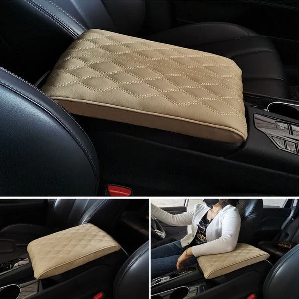 Royaleva Leather Car Armrest Box Pad (Universal Style)