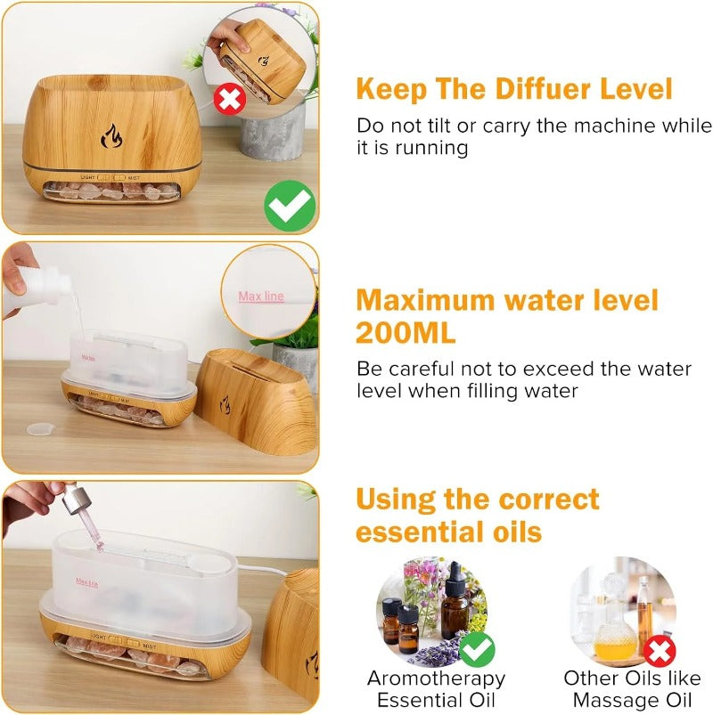 Royaleva Himalayan Salt Lamp - Air Purifying Light Source