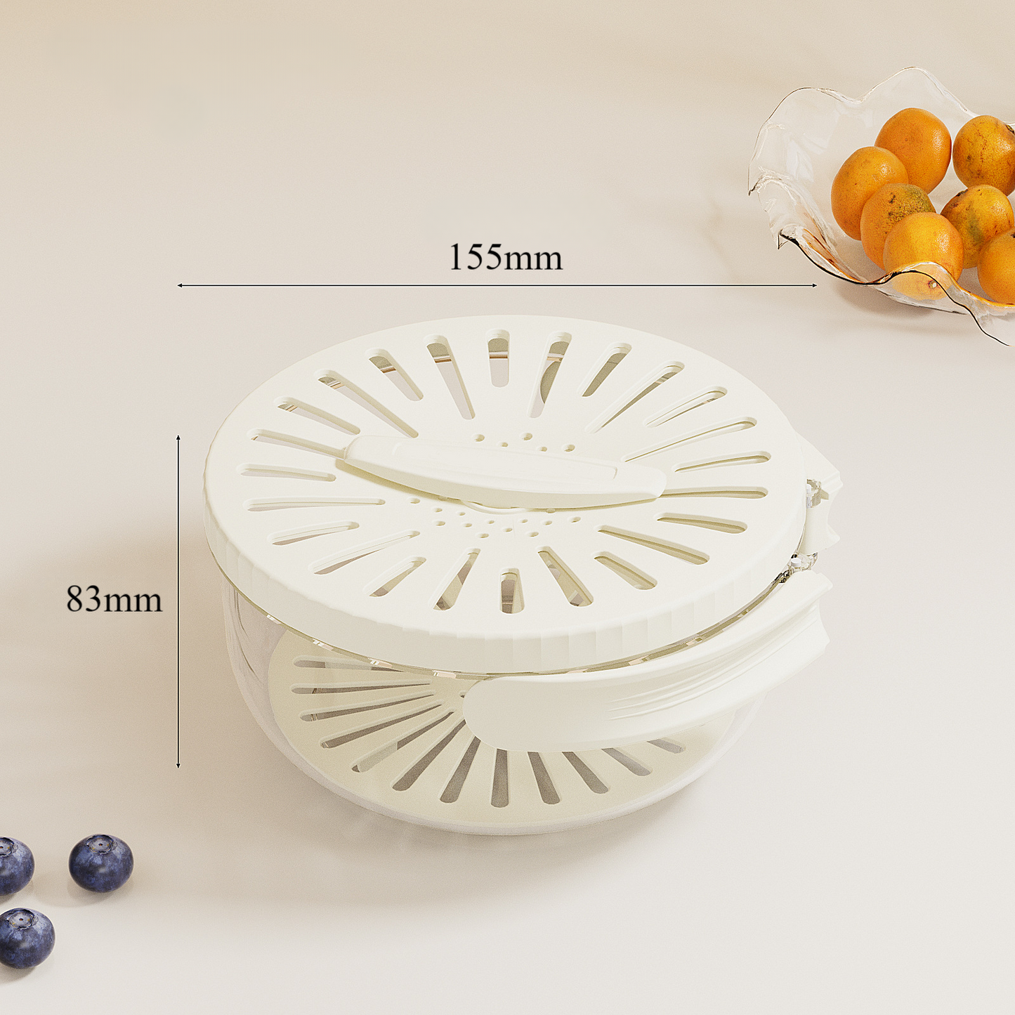 RoyaleGlow Multifunction Washing Basket for Fresh Produce