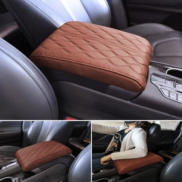 Royaleva Leather Car Armrest Box Pad (Universal Style)