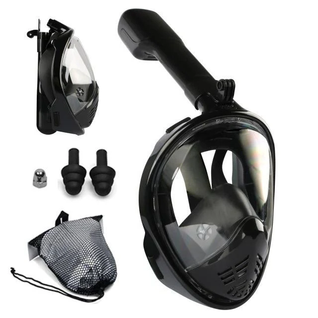 RoyaleGlow Full Face Anti Fog Underwater Scuba Diving Mask