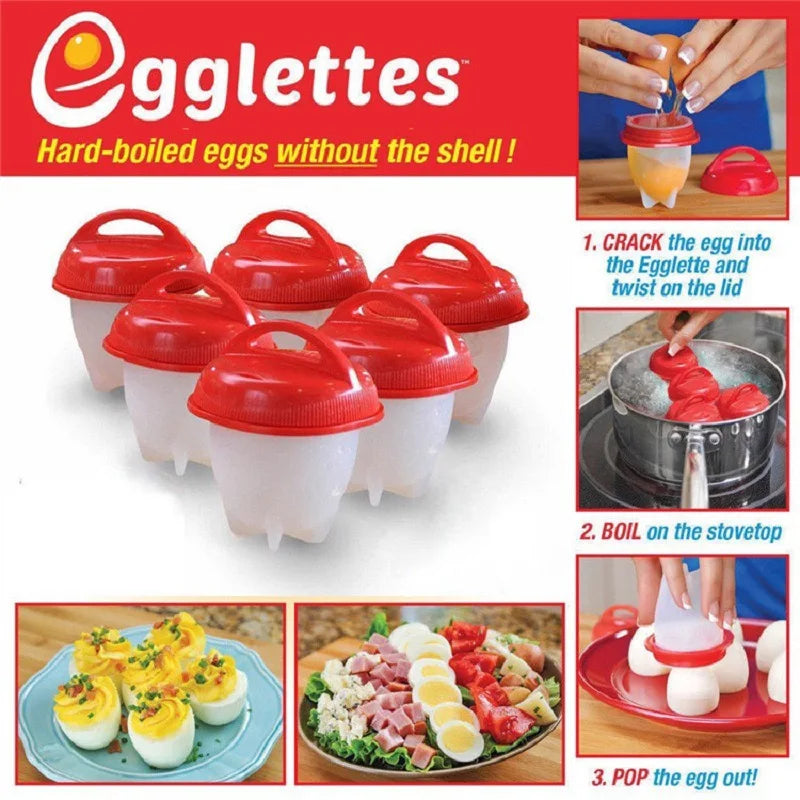 Royallure Silicone Poached Egg Pods - Nonstick, BPA-Free, Quick & Easy Cooking