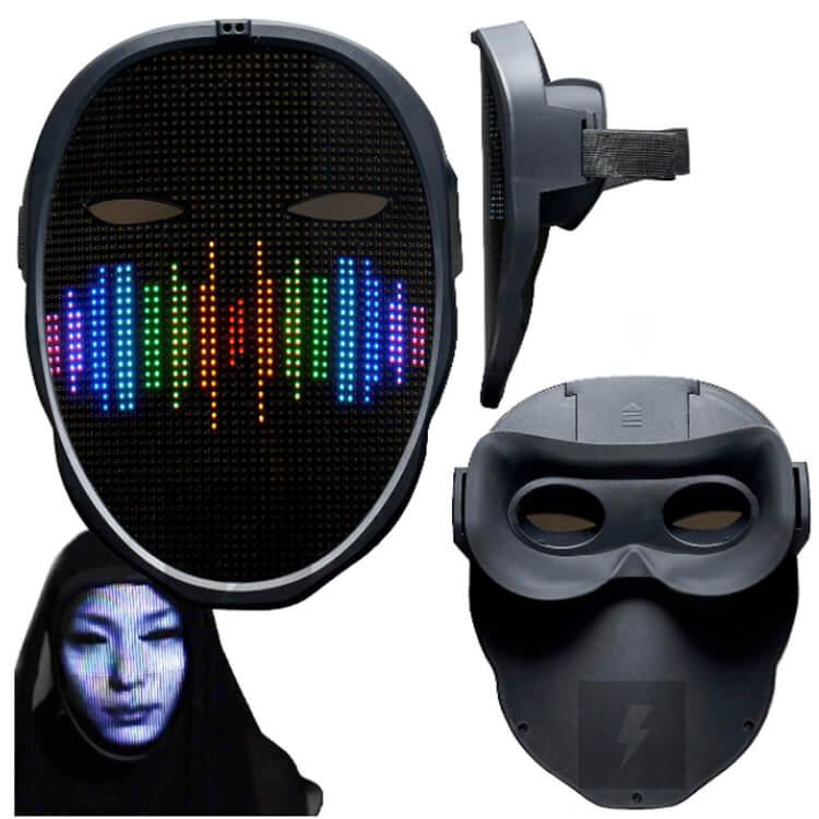 Royaleva Lights LED Smart Mask for Ultimate Party Fun