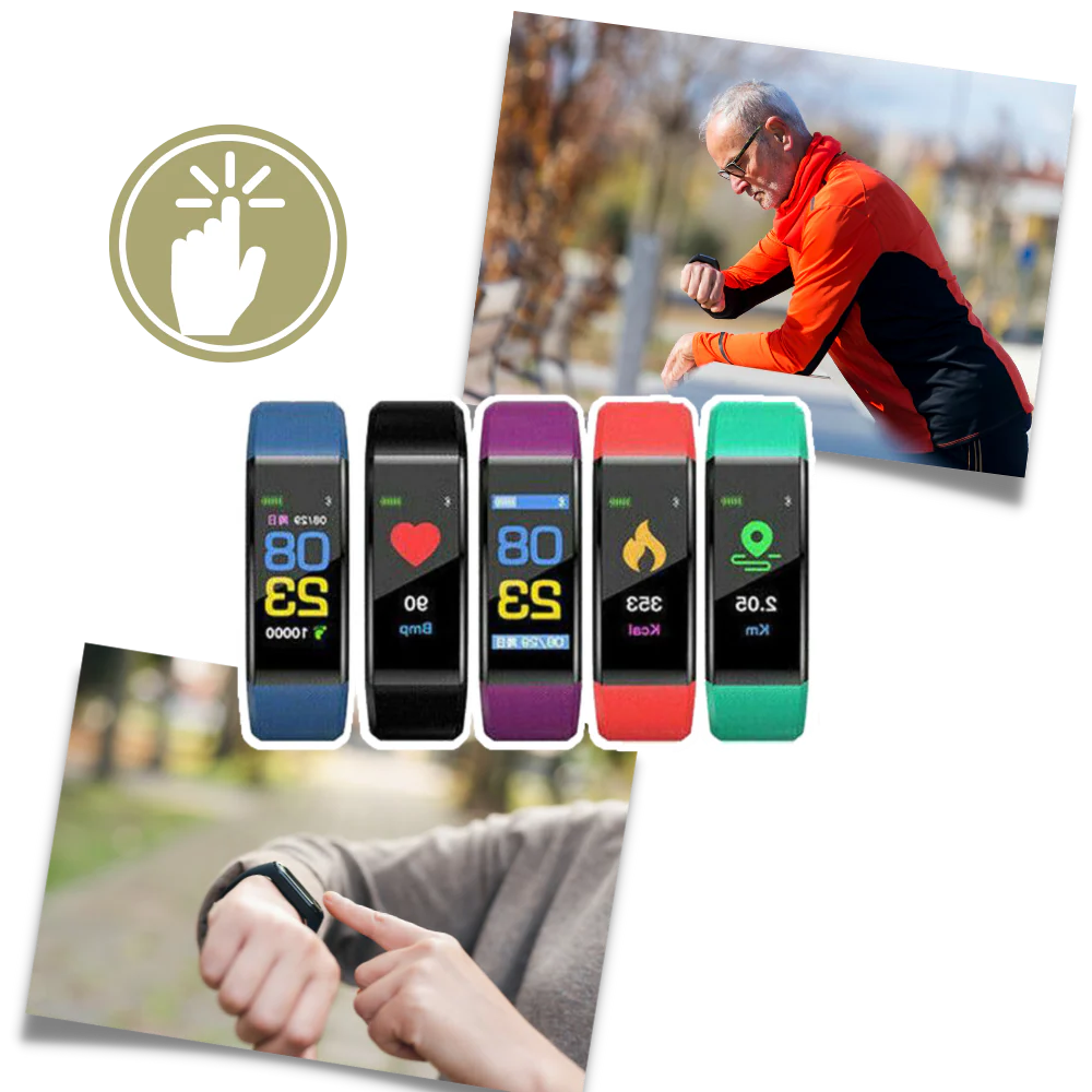 Luxora Senior Smartwatch with Health Tracking Features