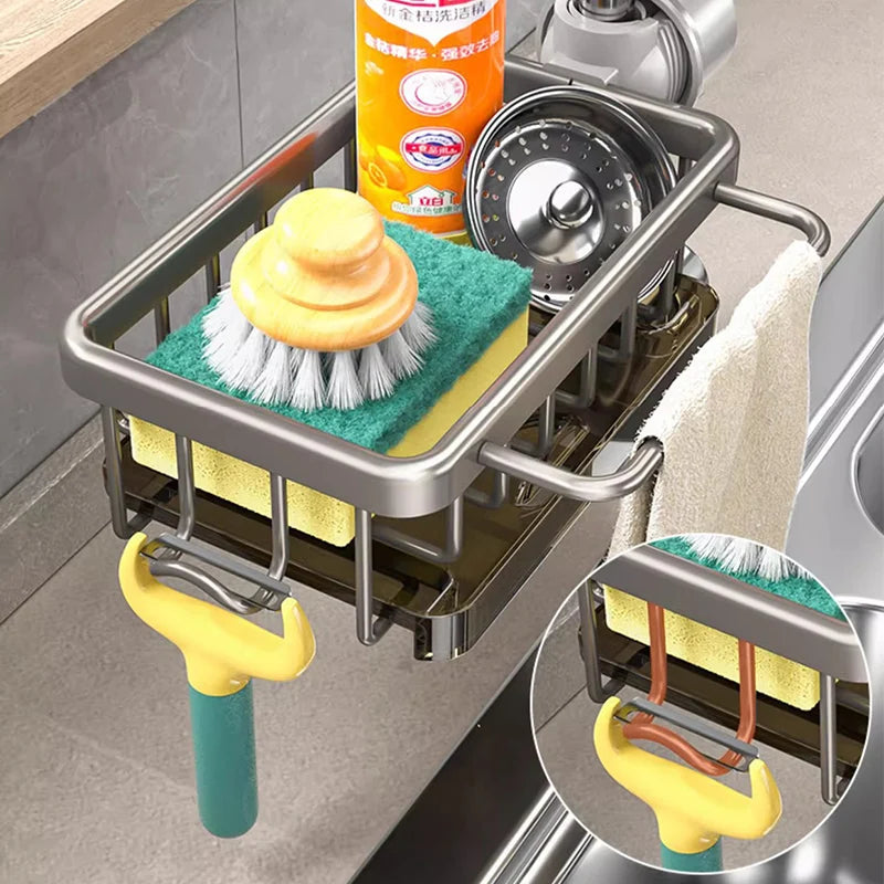 RoyaleGlow Ultimate Sink Organizer for Tidy Kitchen Space