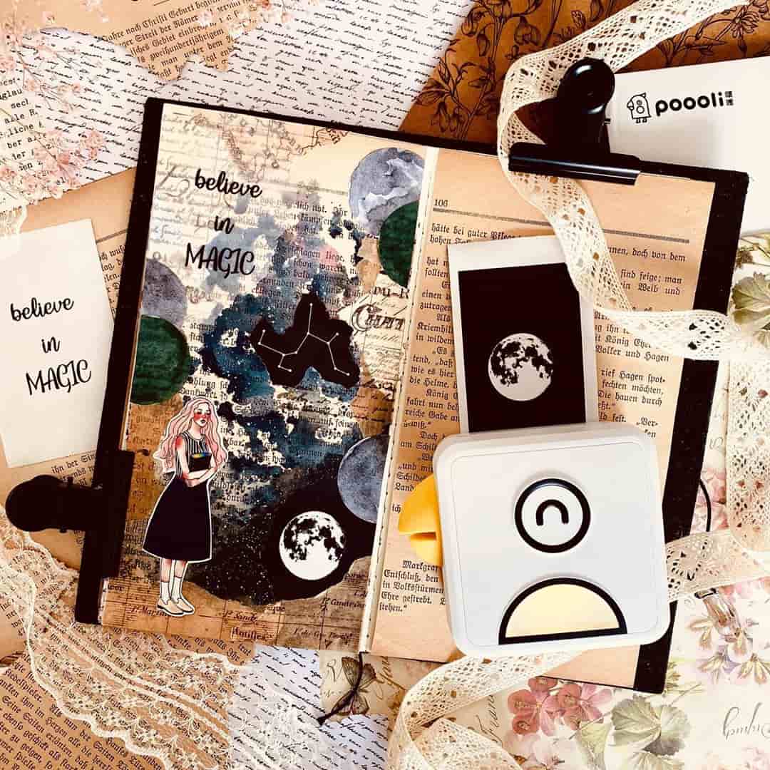 LuxRoyale Pocket Inkless Printer for Instant Photos