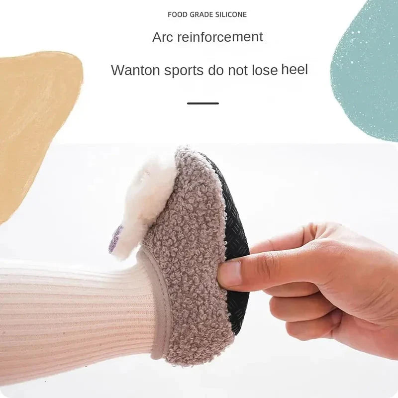 Royaleva Cozy Baby Sock Shoes with Anti-Slip Soles