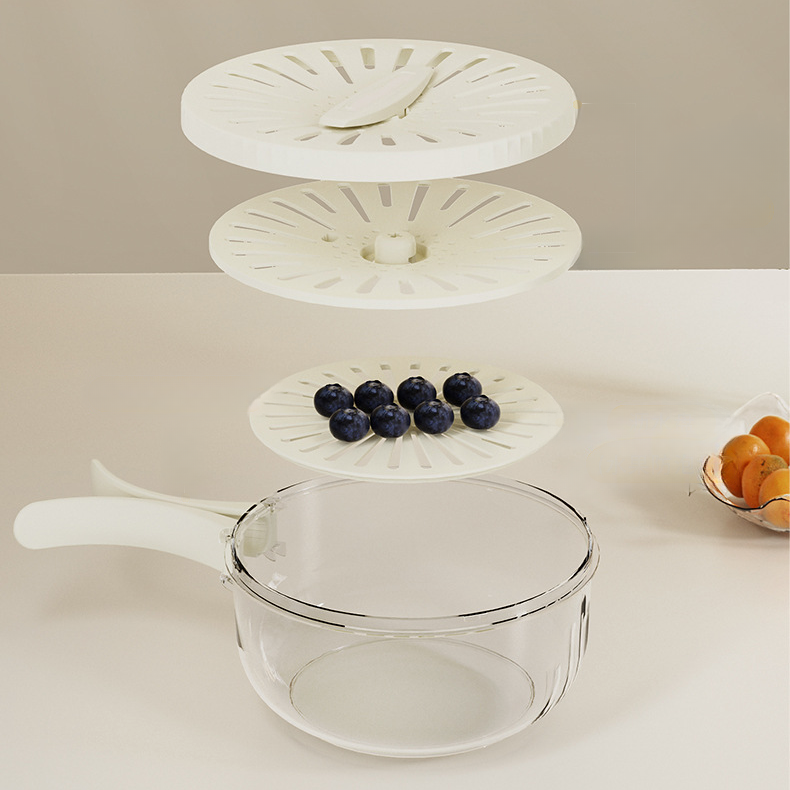 RoyaleGlow Multifunction Washing Basket for Fresh Produce