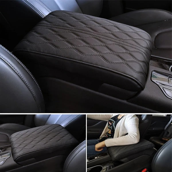 Royaleva Leather Car Armrest Box Pad (Universal Style)