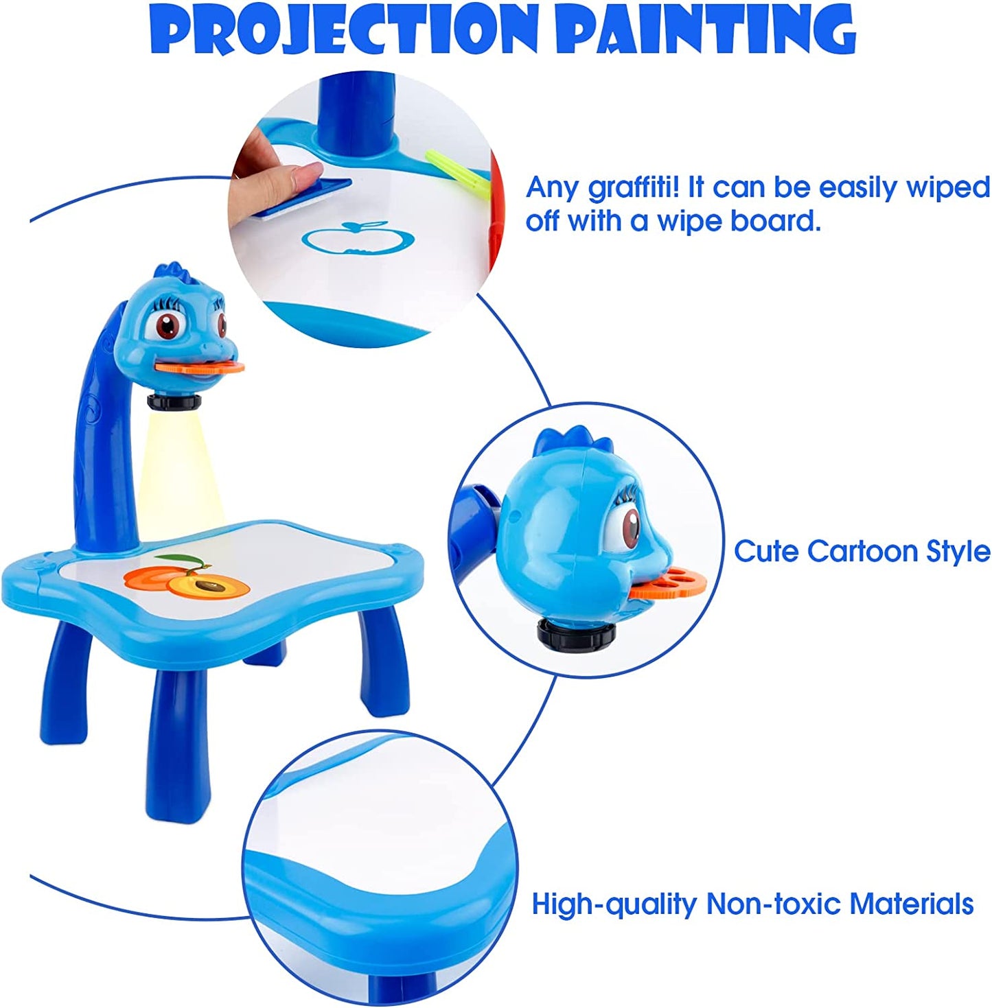 Royaleva Creative LED Art Projector for Kids Fun