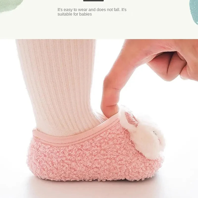 Royaleva Cozy Baby Sock Shoes with Anti-Slip Soles