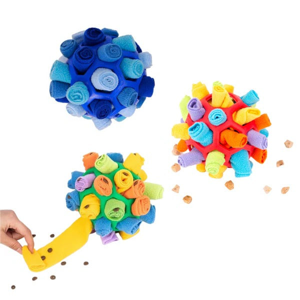 RoyaleGlow Snuffle Ball Dog Chew Toy for Fun Play
