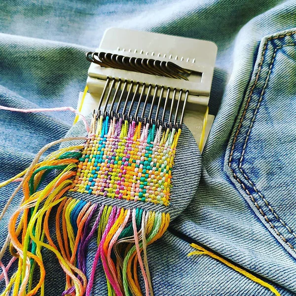 RoyaleGlow Darning Mini Loom Machine for Creative Sewing