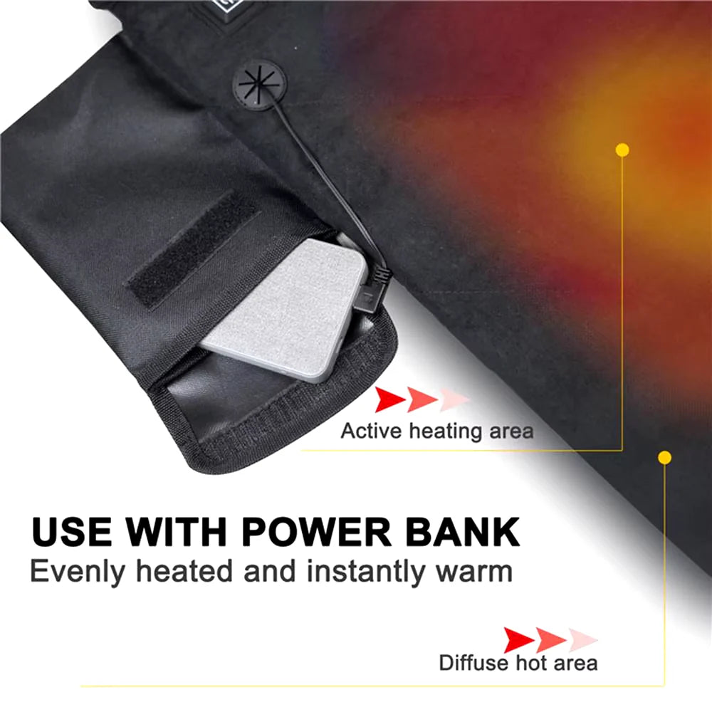 Royaleva Foldable Heated Seat Cushion - 3 Level Temperature Controller Seat Cushion Heater Pad